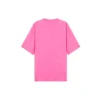 SS21 Brodert T-skjorte med rund hals, rosa 641532TJVA95764