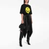 SS21 Drip Peace T-skjorte med trykk, stor passform, svart 641655TKVA11012