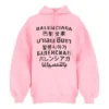SS21-hettegenser med trykk, rosa 641529TJVI61401