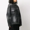 SS21 Logo Casual ensfarget langermet jakke svart 620746TIW435720