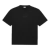 SS21 Logo-mønster Rund hals Kort ermet Unisex Svart 641655TKV711069