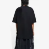 SS21 Logo-mønster Rund hals Kort ermet Unisex Svart 641655TKV711069
