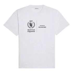 SS21 Logo-T-skjorte med rund hals, grå 612965THV841167