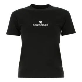 SS21 Logo-trykk Bomull Svart 612964TJVD91034