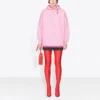 SS21 Loose Version Back Alphabet-hettegensere Rosa 578135TJVA85700