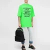 SS21 ordmønster, kort ermet, unisex, grønn 641614TJVI34162