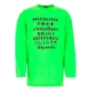 SS21 Print Crew for menn, grønn 641667TJVI34162