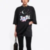 SS21 T-skjorte med Love Bear-trykk, svart 641532TJVI11000
