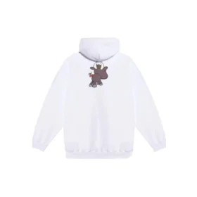 SS21 Unisex med små mønstre og tegneserieprint, hvit 578135TJVE69000