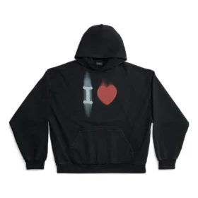 SS23 I love Balenciaga-hettegensere «Black» 742603TOVH59034