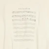 SS24-logo med noteark-genser «Beige» 699212TMVO69069