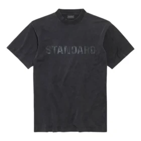 Standard T-skjorte med vanlig passform «Black Faded» 850261TTVC71041