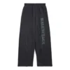 Stencil Type Baggy Sweatpants «Black Grey» 771081TQVA41750