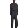 Stencil Type Baggy Sweatpants «Black Grey» 771081TQVA41750