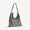 Stor crossbody-veske for menn i grått