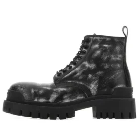 Strike ankelstøvler «Washed Out Black Leather» 589338WBEF19010
