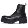 Strike snørestøvler «Black Lambskin» 590974WAD401000