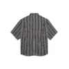 Stripet «Balenciaga Jeans»-skjorte «Grey Black» 647354TKL321269