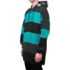Stripet oversized-hettegensere «Green Black» 556137TDV325567