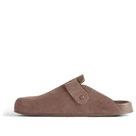 Sunday Mules «Lysbrunt kalveskinn i semsket skinn» 761284WCGA12010