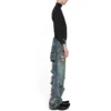 Super Destroyed Bukser «Light Blue» 745248TNW014012