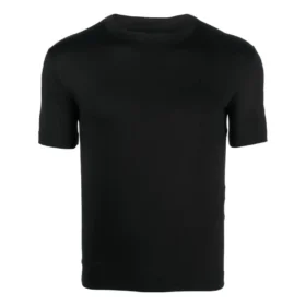 Supertettsittende, skinnende T-skjorte «Black» 720458TNVI21000