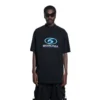Surfer-T-skjorte «Black Blue» 764235TPVU61165