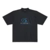 Surfer-T-skjorte, medium passform «Black Blue» 764235TPVM31412
