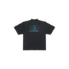 Surfer-T-skjorte, medium passform «Black Blue» 764235TPVM31412