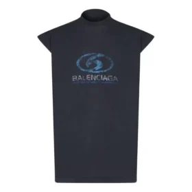 Surfer-T-skjorte uten ermer «Black Blue» 767844TPVM31412