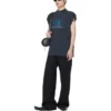 Surfer-T-skjorte uten ermer «Black Blue» 767844TPVM31412