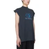 Surfer-T-skjorte uten ermer «Black Blue» 767844TPVM31412