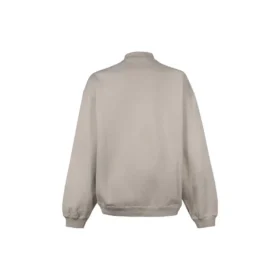 Sweatshirt med brodert logo og rund hals «Beige» 656999-TKV74-2966