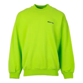 Sweatshirt med kontrastlogo «Lime» 671125TKVB57072 Sweatshirt med kontrastlogo «Lime» 671125TKVB57072