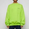 Sweatshirt med kontrastlogo «Lime» 671125TKVB57072