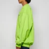 Sweatshirt med kontrastlogo «Lime» 671125TKVB57072