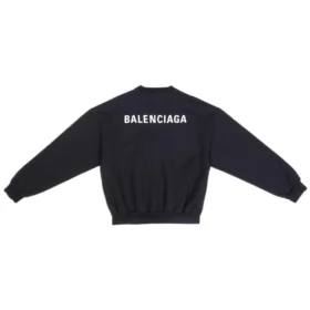 Sweatshirt med rund hals, normal passform «Black» 697869TMVF51070 Sweatshirt med rund hals, normal passform «Black» 697869TMVF51070
