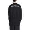 Sweatshirt med rund hals, normal passform «Black» 697869TMVF51070
