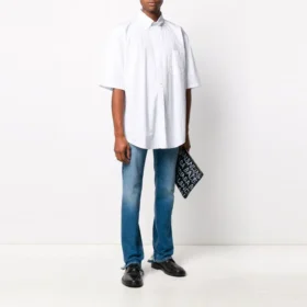 Symbolic kortærmet skjorte «White» 621912TIM359040