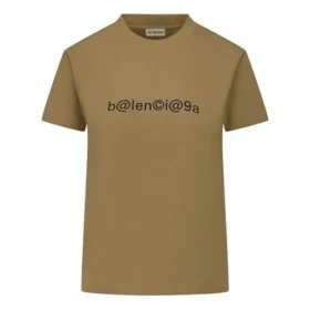 Symbolsk bryst, kreativ logotrykk, retro, slim fit, korte ermer 612964TIV509605