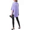 T-skjorte for Political Campaign, stor passform «Purple» 641675TKVJ13072