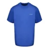 T-skjorte i bomull med lite logotrykk «Blue» 556150TBV438077