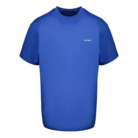 T-skjorte i bomull med lite logotrykk «Blue» 556150TBV438077