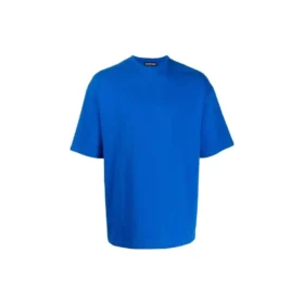 T-skjorte i bomull med logo på ryggen «Blue» 570805THV808077 T-skjorte i bomull med logo på ryggen «Blue» 570805THV808077