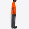 T-skjorte i stor passform «Fluo Orange» 641675TKVE87073
