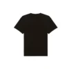 T-skjorte med bandportrett-trykk, logo, retro, løs passform, korte ermer, unisex, svart 612966TIVA11000