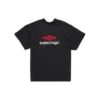 T-skjorte med dobbel front «Washed Black» 791615TQVQ61021