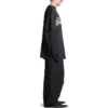 T-skjorte med dobbel front «Washed Black» 791615TQVQ61021