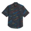 T-skjorte med kort erme og logotrykk «Black» 556869TDL542771
