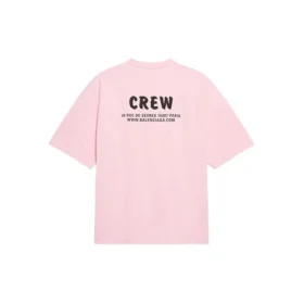 T-skjorte med kort erme og trykt logo, rosa/rød 620941TIVG91900 T-skjorte med kort erme og trykt logo, rosa/rød 620941TIVG91900